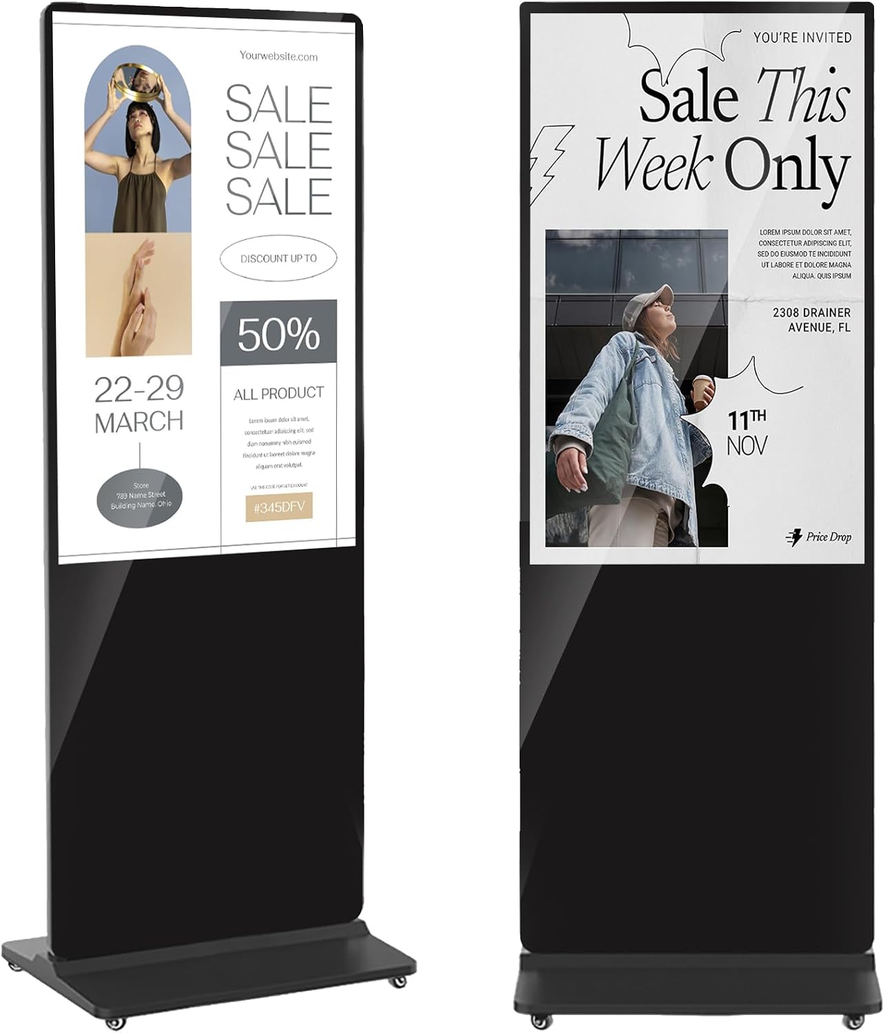 Interactive advertising kiosk